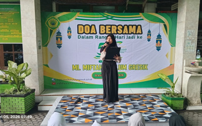 MI Miftahul Ulum Gresik Gelar Doa Bersama Peringati Hari Lahir ke-56
